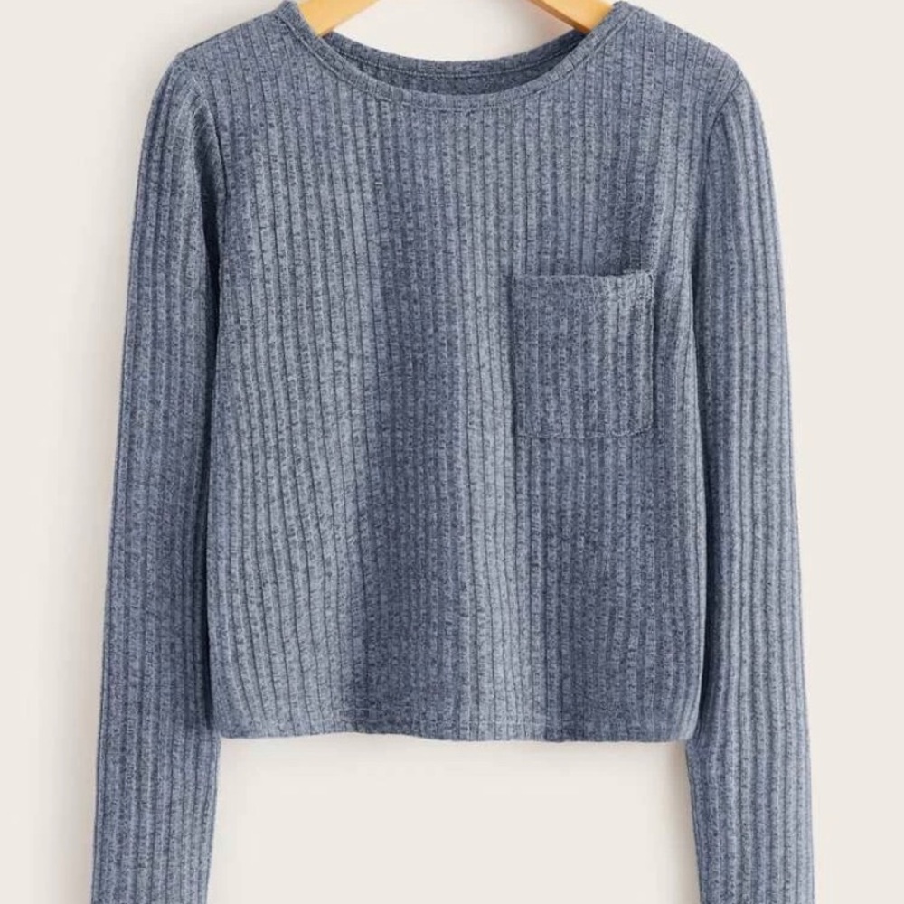 Romwe pocket front crop top